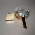 Vintage Mirro-matic 4 Quart Pressure Pan Cooker With Locking Lid & Rack + Manual Used. Price: $29.99.