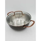 Cuisinart Black Onyx & Rose Gold 5.5QT Stock Pot +matching Lid Model MBS755-26GD Used. Price: $30.00.