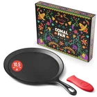 Uno Casa Cast Iron Comal Pan 10.5 - Skillet For Roti, Inch, Black New. Price: $47.23.