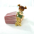 Enesco My Little Kitchen Fairies Sneaky Popcorn 2003 Figurine Iridescent Used. Price: $29.46.