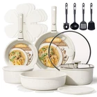 Carote 19PCS Pots Pans Set, Nonstick Cookware Detachable Handle, Indu... New. Price: $82.85.