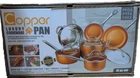 Copper H-02628 Pan 10-PIECE Luxury Induction Cookware Set Non-stick, 21.5 11.5 New. Price: $69.52.