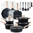 25 Pcs Nonstick Pots And Pans Set Non-toxic Induction Bbq Cookware Sale Off New. Price: $100.33.