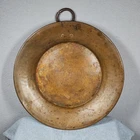 Antique Copper Hanging Wall Pan Iron Ring Handle 15 Hearth Farmhouse Rustic Used. Price: $83.99.
