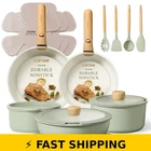 Carote 19PCS Detachable Handle Nonstick Cookware Set - Sage Green New. Price: $180.99.