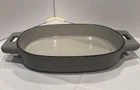 Pampered Chef 2 Quart Enameled Cast Iron Baker Casserole Pan Cookware Nwot New. Price: $26.00.