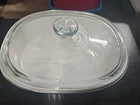 Corningware Simplylite 2.5 Qt Square Casserole Dish Glass Lid P-10-C-1 White Used. Price: $35.00.