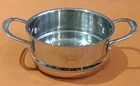 Cuisinart 83116-18S 7 Stainless Steel Saucepan Steamer Insert Strainer Used. Price: $12.99.
