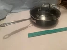 New Cuisinart Chefs Classic Hard Anodized Aluminum Non Stick 3 Qt Saute Pan/lid. Price: $59.00.