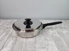 Vintage Prudential Ware SS-304 Stainless Steel Titanium 9" Pan Skillet With Lid Used. Price: $24.87.