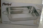 Parini 14 5" Lasagna Pan Stainless Steel New Open Box. Price: $20.99.