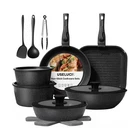 20 Pcs Pots And Pans Non Stick, Stackable Cookware Sets With De... Fast Ship New. Price: $90.99.