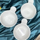 Corningware Grab Soup Bowls Set Of 3 Oz White Microwave/oven Safe P-150-B Used. Price: $19.90.
