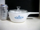Vtg Corningware Blue Cornflower Sauce Pan 82 Lid 1/2 Pints. Used. Price: $13.50.