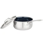 Viking 4-PLY Sauce Pan With Lid Quart Titanium 40581-0123C Blue/silver New. Price: $271.88.