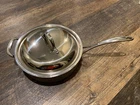 Calphalon 5003 Qt Hard Anodized Aluminum Skillet Frying Saute Pan With Lid-usa Used. Price: $14.99.