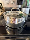 Vintage Zwilling Henckels Stainless Steel Steamer Pot Used. Price: $20.00.