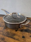 Calphalon 10" Saute Frying Pan Qt 5003 Classic Long Handle W/cover, Preowned Used. Price: $29.67.