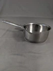 Wear Ever 1 QUART/95L Dual Pour Spout Stainless Steel Sauce Pan No Lid Used. Price: $19.95.
