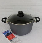 Swiss Diamond Classic Nonstick Stock Pot With Glass Lid, 5.5 Quart - New. Price: $154.95.