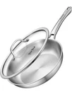 12 Inch Tri-ply Stainless Steel Frying Pan With Lid,pfoa&ptfe Free Skillets,chef New. Price: $39.89.