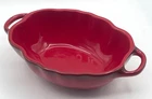New Staub Petite Tomato Mini Cocotte Baking Dish 16 Oz Red Double Handle No Lid. Price: $24.95.