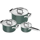 Zwilling Pure 6-PC Stainless Steel Cookware Set, Green New. Price: $249.99.
