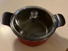 Open Box, Neoflam Nonstick 3 Qt Pot With Glass Lid New. Price: $25.00.