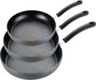 T-fal Ultimate Hard Anodized Nonstick Fry Pan Set Piece: 8, 3-PIECE, Black New. Price: $124.47.