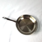 Belgique Tools Of The Trade Stainless Steel 9.5" Inch Frying Pan Skillet No Lid Used. Price: $17.25.