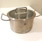 Zwilling J.a. Henckels Pro 18/10 Stainless Steel 3QT Stock Pot W/lid Used. Price: $88.08.