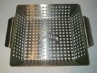 Jim Beam JB0127 Stainless Steel Square Grilling Wok Basket Used. Price: $14.99.