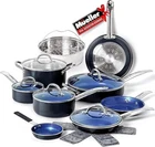 Mueller Ultraclad Sapphire Piece Induction Cookware Set MC-14C New. Price: $99.99.