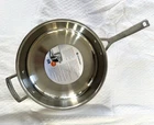 Brand New Creuset Tri-ply Stainless Steel 12-INCH (30 Cm) Frying Pan (no Box). Price: $145.00.