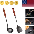 Ergonomic Wok Spatula & Ladle Set - 14.2 To 15 Inches Of Culinary Excellence New. Price: $35.99.