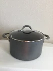 6 Quart Circulon Non-stick Hard Anodized Stockpot W/glass Lid Used. Price: $27.00.