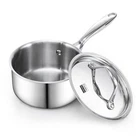 Cooks Standard Stainless Steel Sauce Pan With Lid, 1.5 Quarts, Silver New. Price: $65.96.