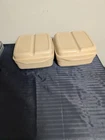 Vintage Anchor Hocking Microware PM481-T1 Dish Container Divided Lid Usa Lot Used. Price: $35.00.