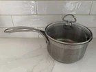 Chantal Slin 35-162 Stainless Steel Quart Qt Saucepan With Lid Used. Price: $80.00.