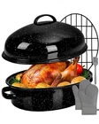 Roasting Pan With Lid & Rack 18 Inch 6 Pieces Extra Large Deep Turkey Baking ... New. Price: $133.58.