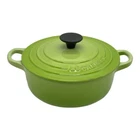 Le Creuset Cocotte Risotto Pot 18CM 1.5L Kiwi Green Black Knob Enamel Cast Iron Used. Price: $133.88.