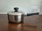 Kitchen Traditions 2 Qt 18-10 Stainless Steel Tri Ply Master Chef Pot Pan W/lid Used. Price: $30.00.