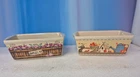 Set 2 Vintage Garden Ridge Mini Loaf Pans Ceramic Dishwasher Microwave Oven Safe Used. Price: $21.50.