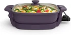 Bella Make & Take Electric Skillet, Fits-anywhere Kitchenware, Plum New. Price: $71.23.
