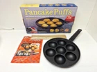 Vtg New Cast Iron 7 Pancake Puffs Seen Tv Non-stick. Price: $20.69.