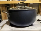 Belgique 7.5 Qt Nonstick Aluminum Dutch Oven W/ Glass Lid Blue Box Used. Price: $37.00.