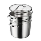 Tramontina Stainless Steel 8-QUART Multi-cooker With Pasta Insert New. Price: $63.21.