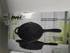 Parini Cookware Hand Cast Iron Grill Pan- Pre-seasoned New. Price: $33.60.