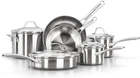 Calphalon Classic Stainless Steel Cookware Set, 10-PIECE, Impact-bonded Aluminum New. Price: $234.51.