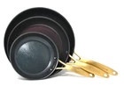 Greenpan 3 Piece Nonstick Skillet Set Jewel Colors Used. Price: $24.95.